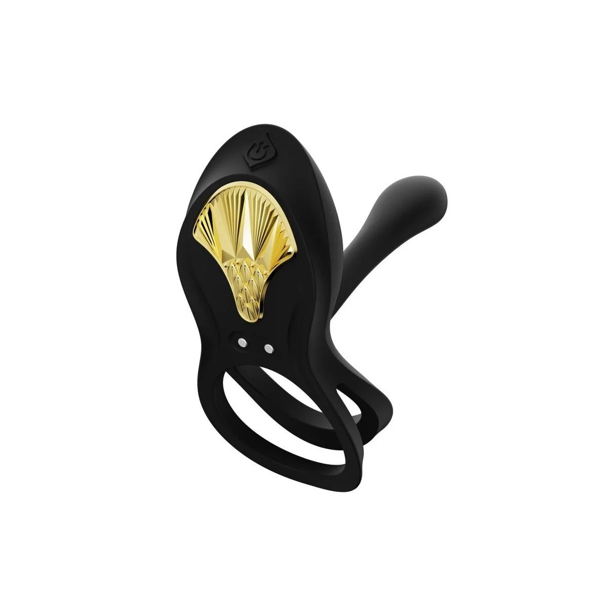 Bayek Vibrierender Paarring Schwarz von Zalo kaufen | Fesselliebe