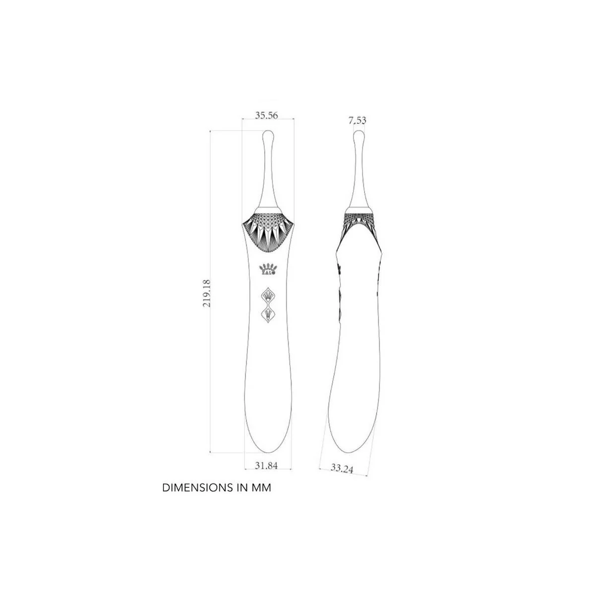 Bess 2 Clitoral Massager Black von Zalo kaufen | Fesselliebe