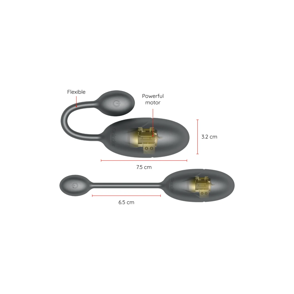 Tokyo Vibrierendes Ei Schwarz 7,5 X 3,2 cm mit kostenloser App von Oninder kaufen | Fesselliebe
