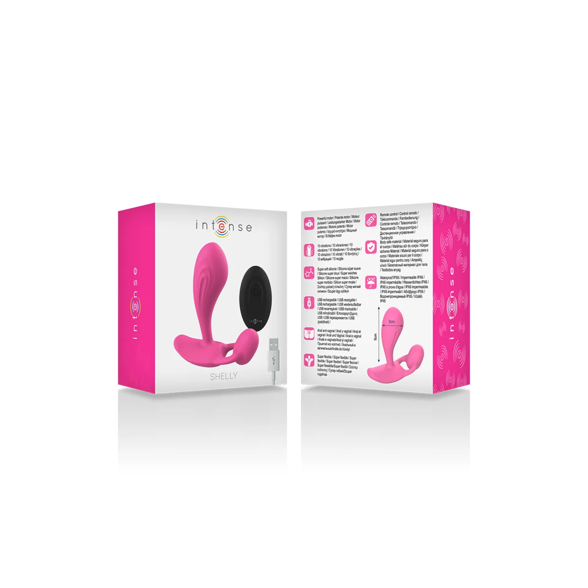 Shelly Plug Anal mit Fernbedienung Rosa von Intense Anal Toys kaufen | Fesselliebe