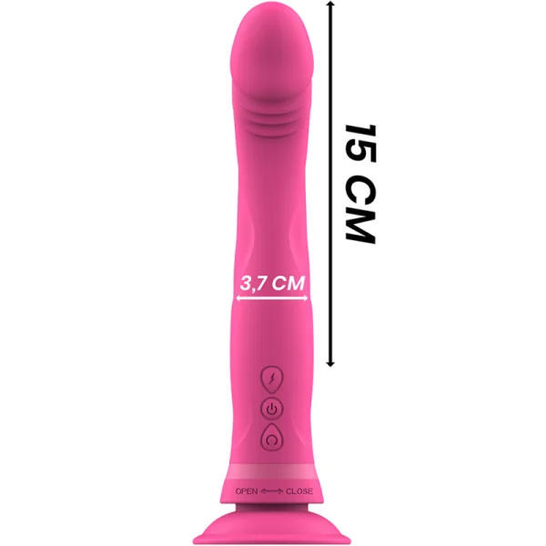 Michelangelo Rosa Silikon-Vibrator-Dildo von Intense Fun kaufen | Fesselliebe