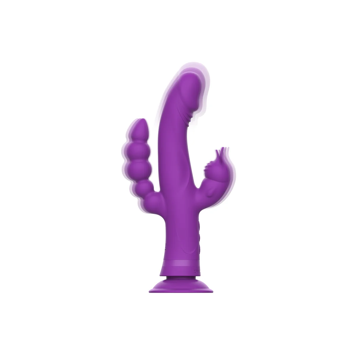 Casanova Rabbit Silikonvibrator Dreifachmotor Lila von Intense Fun kaufen | Fesselliebe