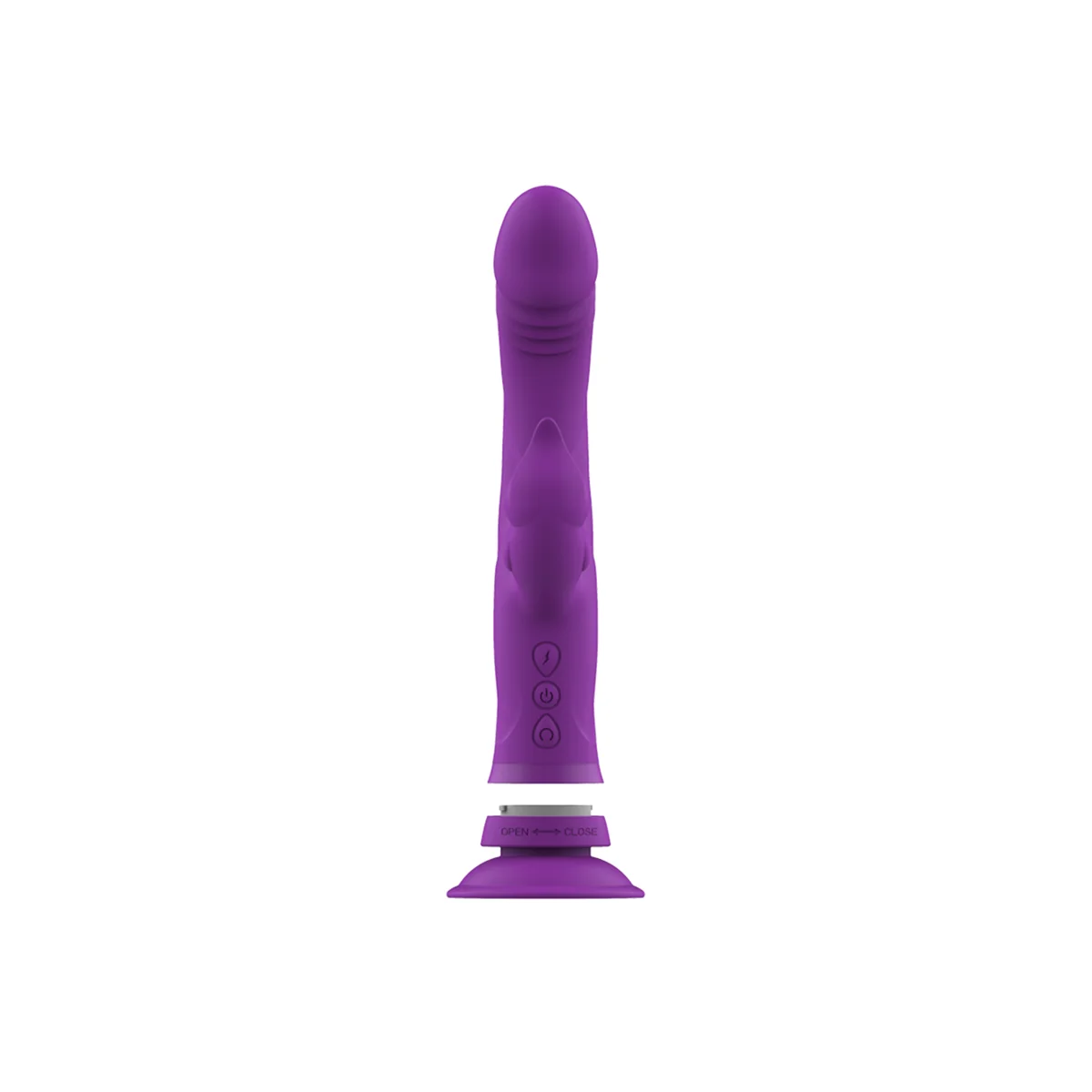 Casanova Rabbit Silikonvibrator Dreifachmotor Lila von Intense Fun kaufen | Fesselliebe