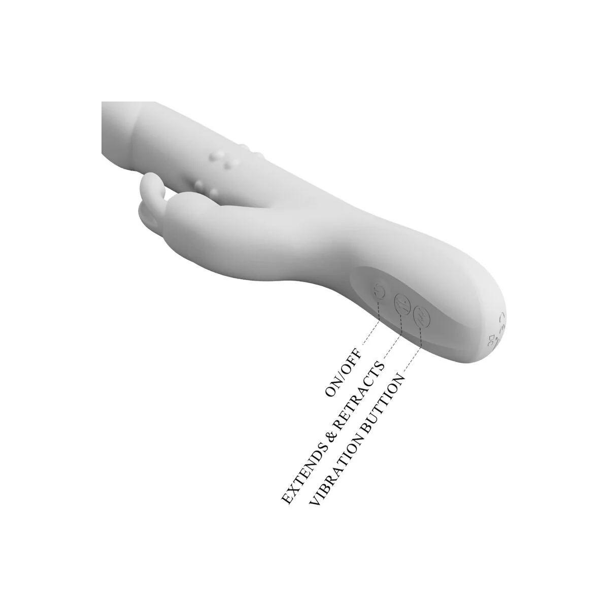 Reese Vibrator mit Silberne Rotation von Pretty Love kaufen | Fesselliebe