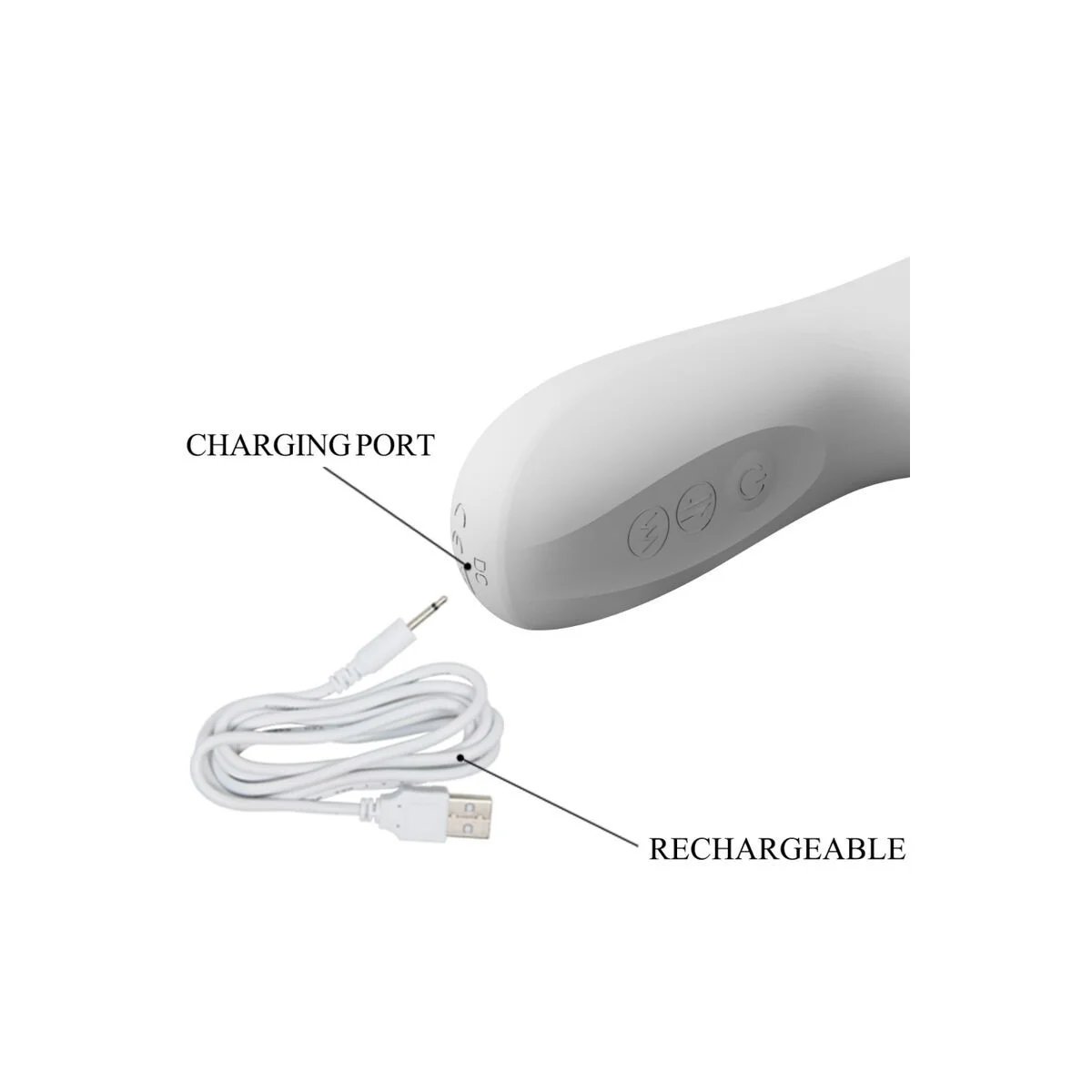 Reese Vibrator mit Silberne Rotation von Pretty Love kaufen | Fesselliebe