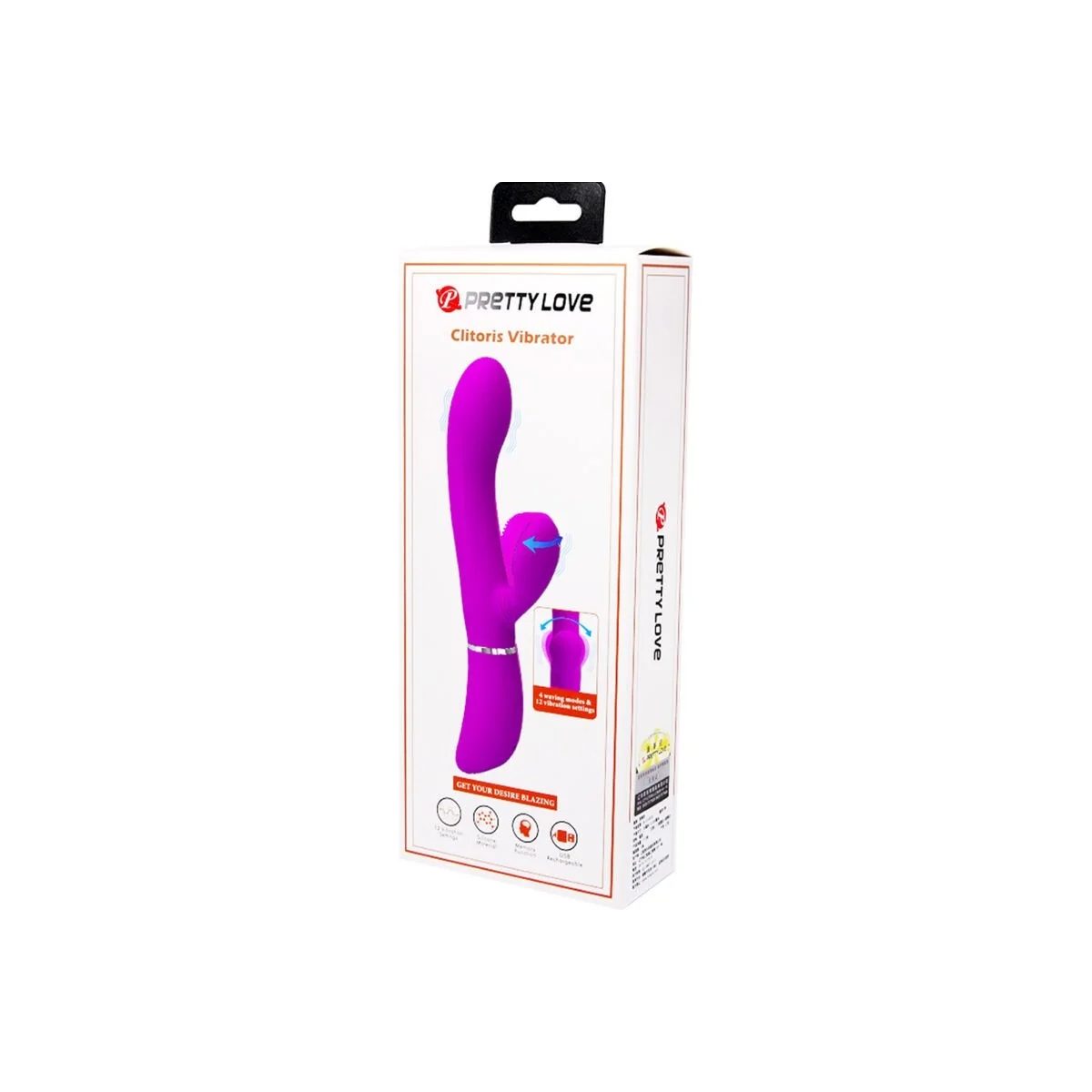 Klitoris-Stimulierender Vibrator von Pretty Love kaufen | Fesselliebe
