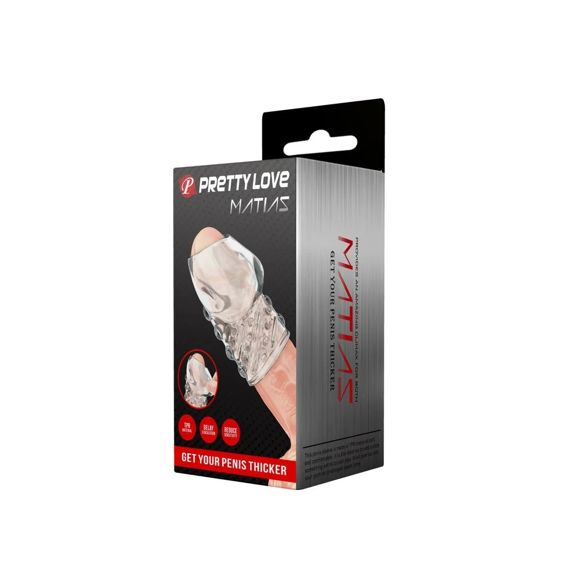 Matias Transparenter Penisverdicker von Pretty Love Male kaufen | Fesselliebe