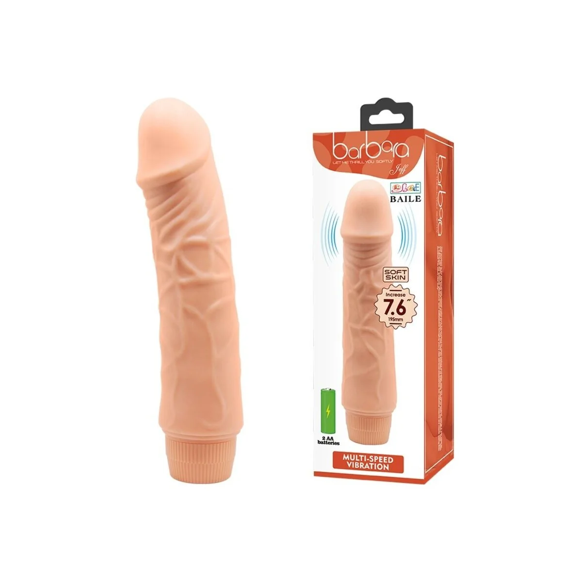 Barbara realistischer Vibrator 20 cm von Baile Vibrators kaufen | Fesselliebe