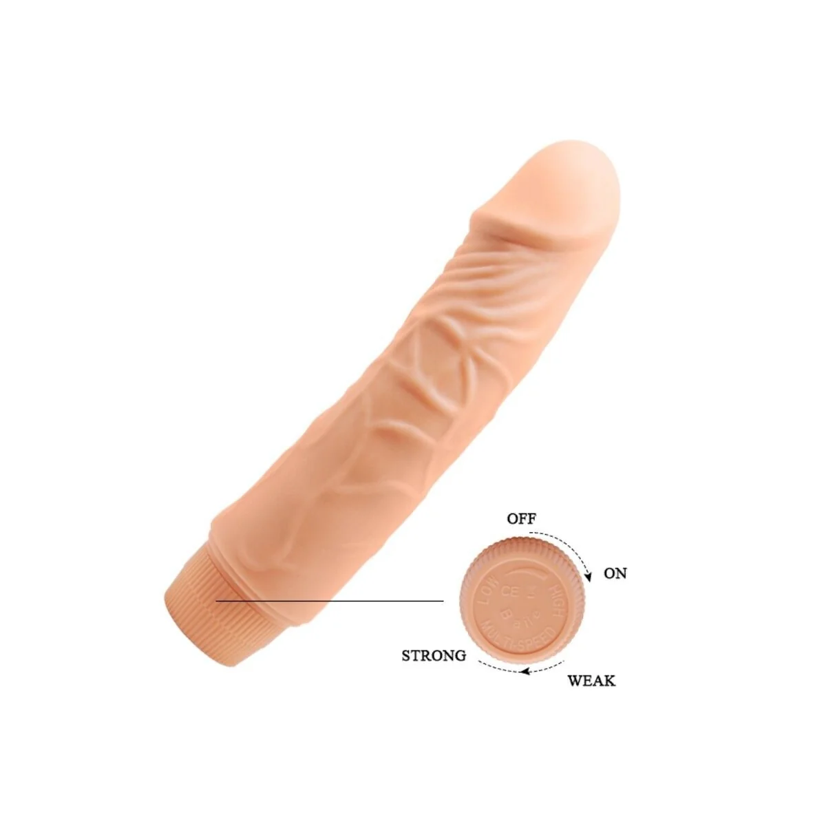 Barbara realistischer Vibrator 20 cm von Baile Vibrators kaufen | Fesselliebe