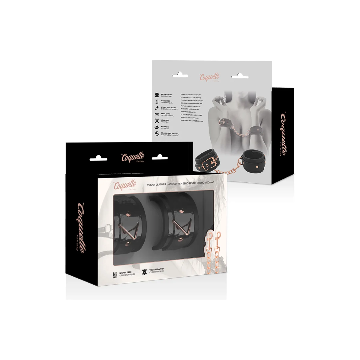 Handschellen der Black Edition mit Neoprenfutter von Coquette Fantasy kaufen | Fesselliebe