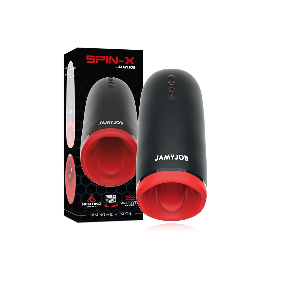 Spin-X Heiz- und Rotations-Masturbator von Jamyjob kaufen | Fesselliebe