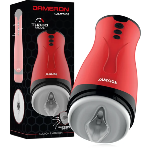 Dameron Saug- und Vibrations-Masturbator von Jamyjob kaufen | Fesselliebe