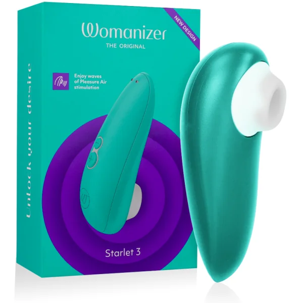 Starlet 3 Klitoralstimulator Türkis von Womanizer kaufen | Fesselliebe