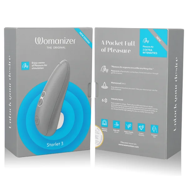 Starlet 3 Klitoralstimulator Grau von Womanizer kaufen | Fesselliebe