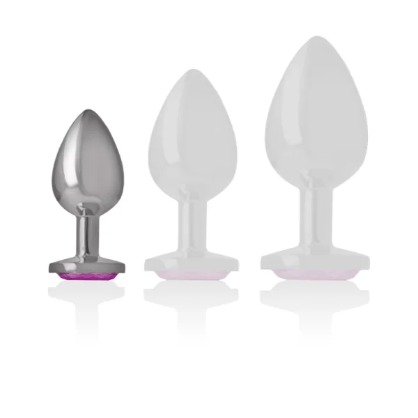 Aluminium-Metall-Anal-Stecker Rosa Herz Größe S von Intense Anal Toys kaufen | Fesselliebe