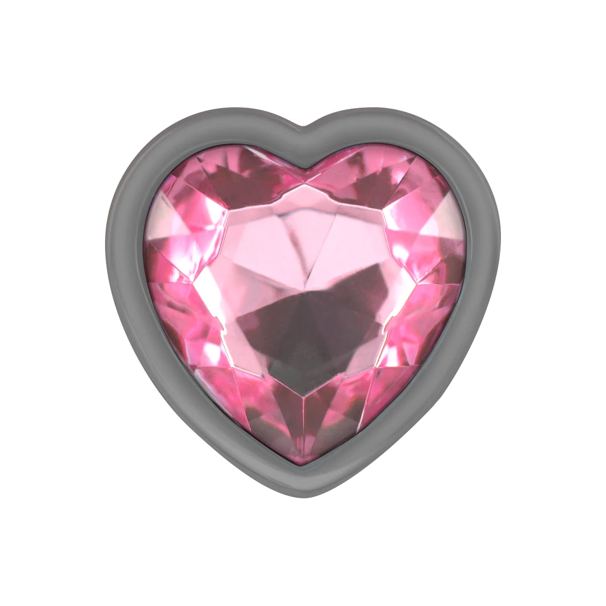 Aluminium-Metall-Anal-Stecker Rosa Herz Größe M von Intense Anal Toys kaufen | Fesselliebe