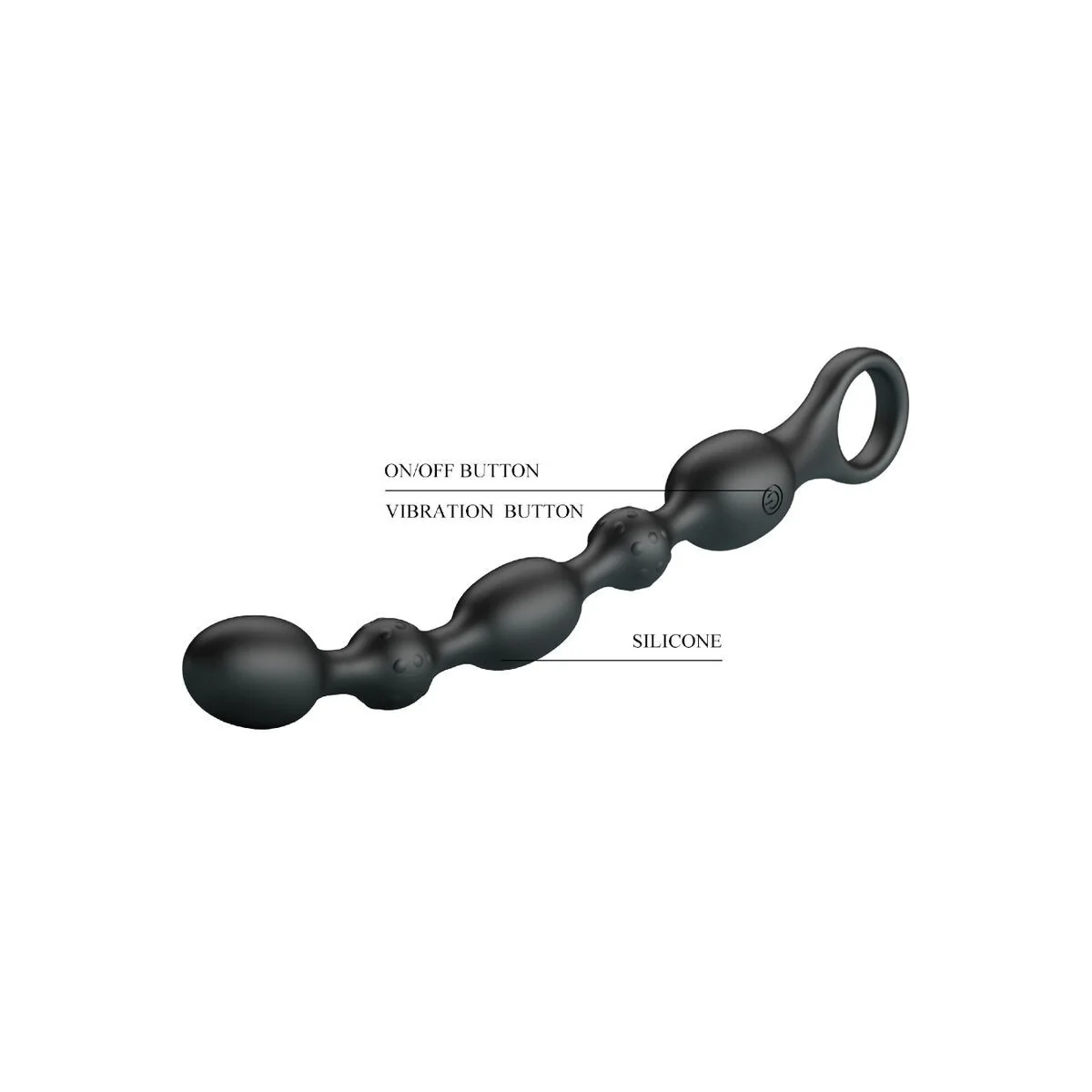 Vanal Balls 10 Vibrationen wiederaufladbares Silikon von Pretty Love kaufen | Fesselliebe