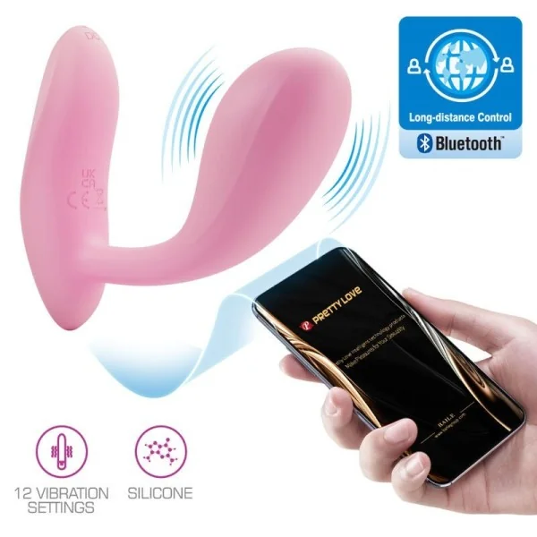 Baird G-Spot 12 Vibrationen wiederaufladbare Rosa App von Pretty Love Flirtation kaufen | Fesselliebe