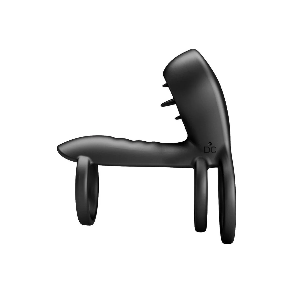 Jammy Penis-Hülle 12 Vibrationen mit wiederaufladbarer Silikon-Zunge von Pretty Love Male kaufen | Fesselliebe