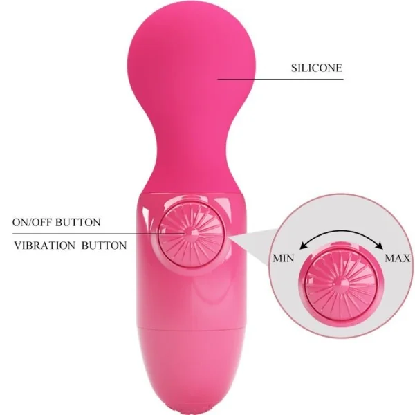 Magenta Mini Persönliches Massager von Pretty Love kaufen | Fesselliebe