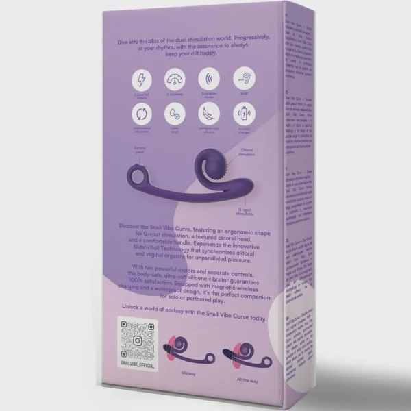 Kurvenvibrator Lila von Snail Vibe kaufen | Fesselliebe