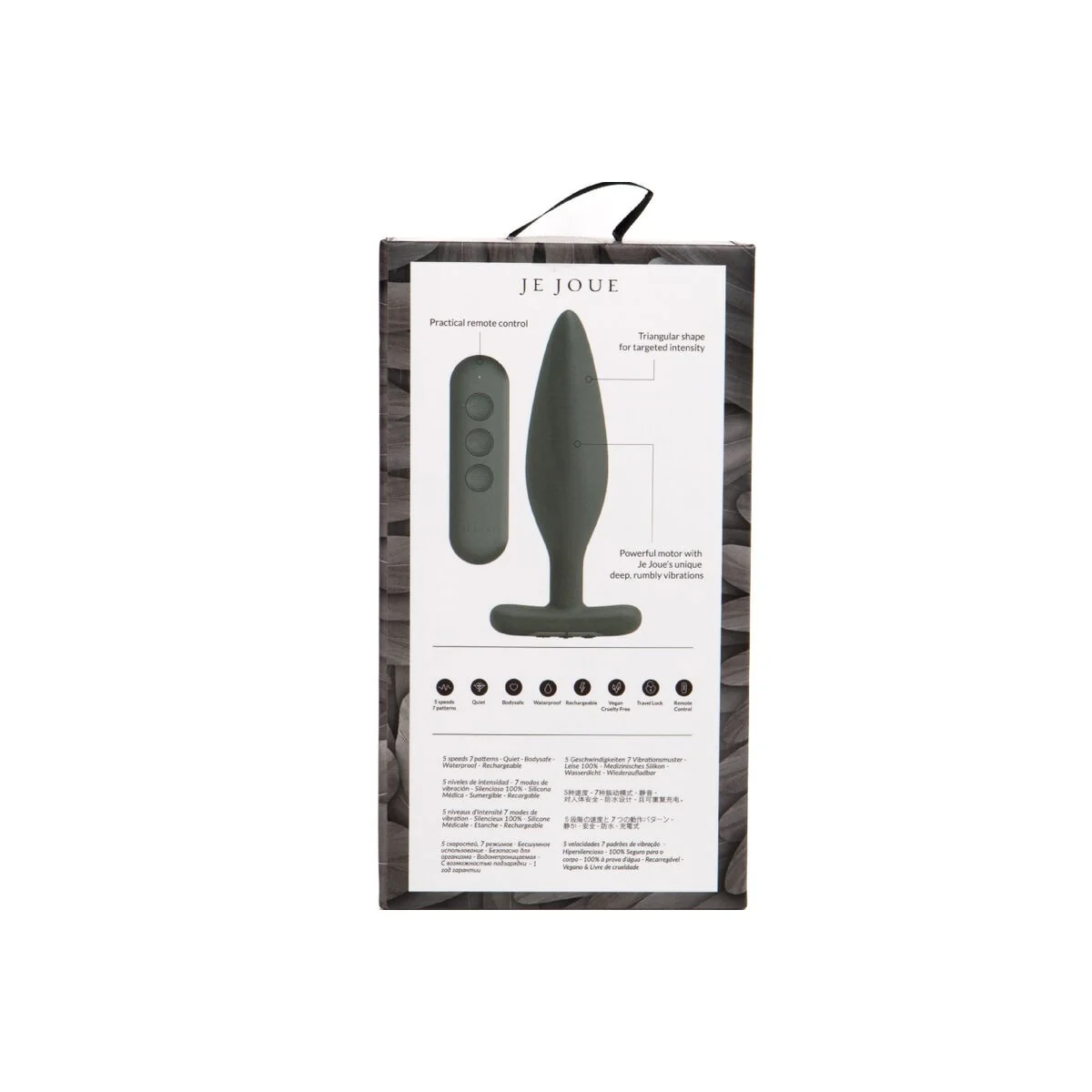 Egon Plug Anal Vibrator Schwarz von Je Joue kaufen | Fesselliebe