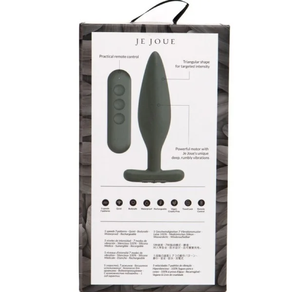 Egon Plug Anal Vibrator Schwarz von Je Joue kaufen | Fesselliebe