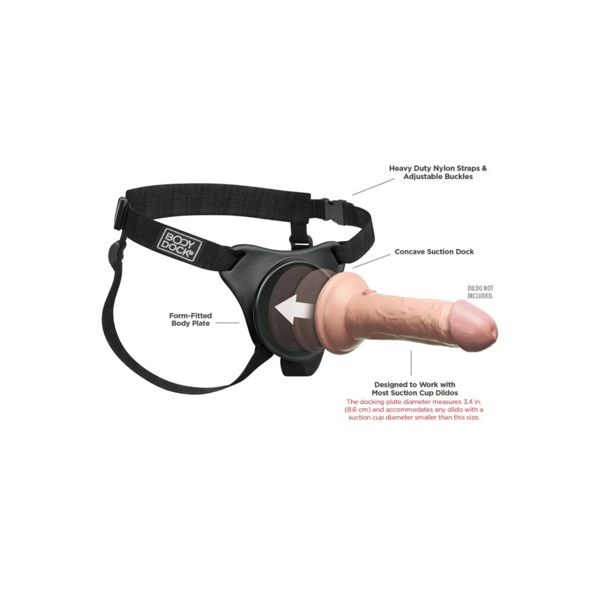 Body Dock Original-Gurt von Pipedreams kaufen | Fesselliebe