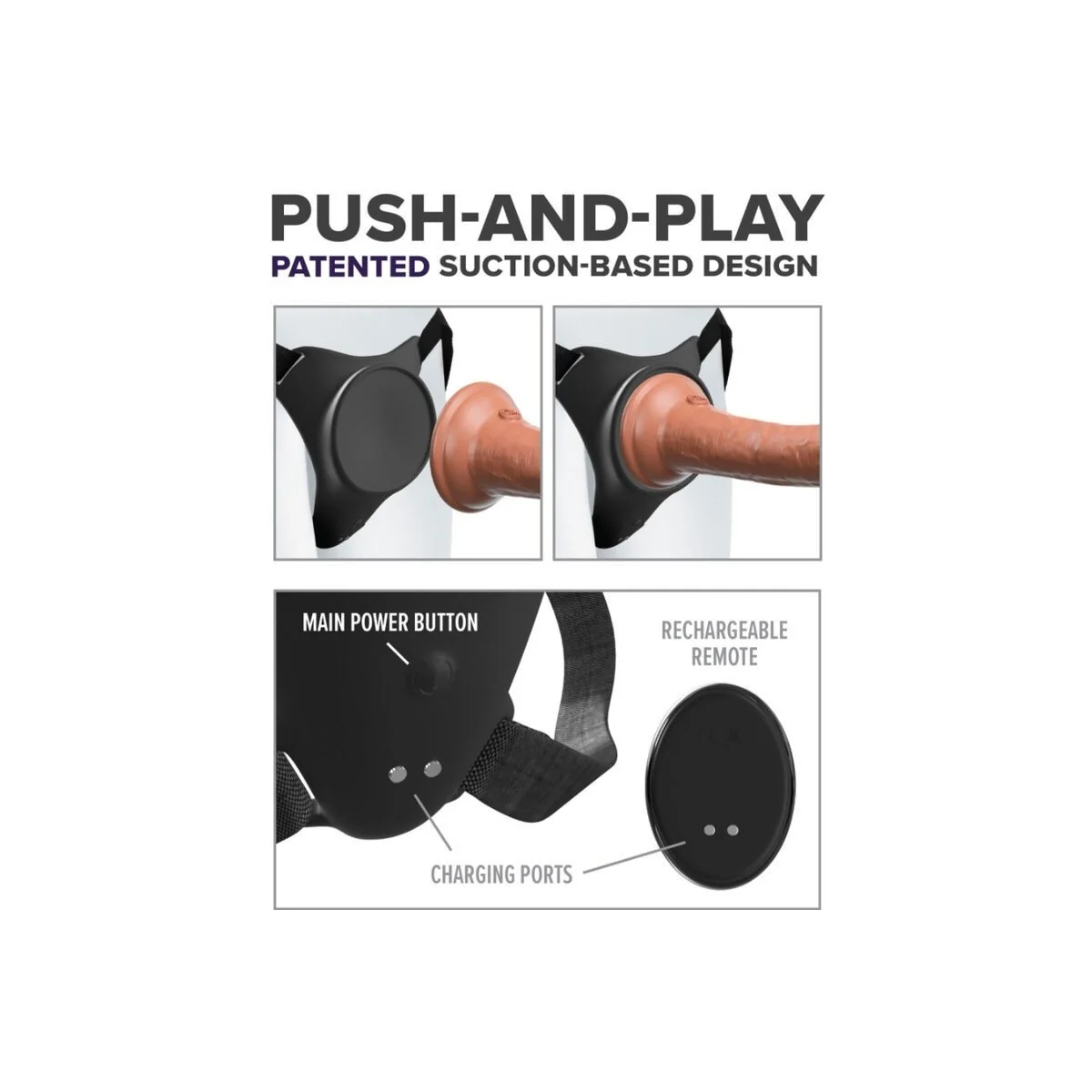 Body Dock G-Spot Pro-Gurt von Pipedreams kaufen | Fesselliebe