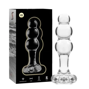 Modell 1 Stecker Borosilikatglas Transparent 10.5 cm -O- 3 cm von Nebula Series By Ibiza kaufen | Fesselliebe