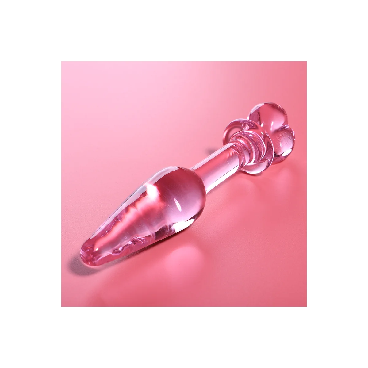 Modell 7 Analplug Borosilikatglas Rosa 13.5 cm -O- 3 cm von Nebula Series By Ibiza kaufen | Fesselliebe