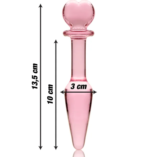 Modell 7 Analplug Borosilikatglas Rosa 13.5 cm -O- 3 cm von Nebula Series By Ibiza kaufen | Fesselliebe