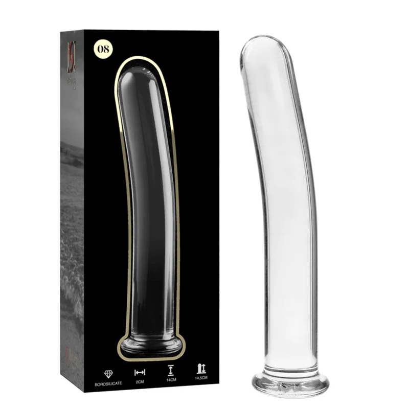 Modell 8 Dildo Borosilikatglas Klar 14.5 cm -O- 2 cm von Nebula Series By Ibiza kaufen | Fesselliebe