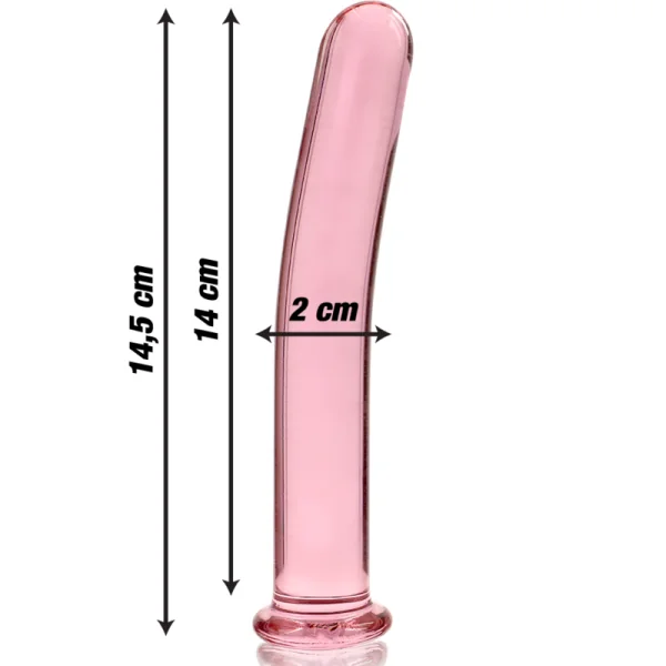 Modell 8 Dildo Borosilikatglas Rosa 14.5 cm -O- 2 cm von Nebula Series By Ibiza kaufen | Fesselliebe