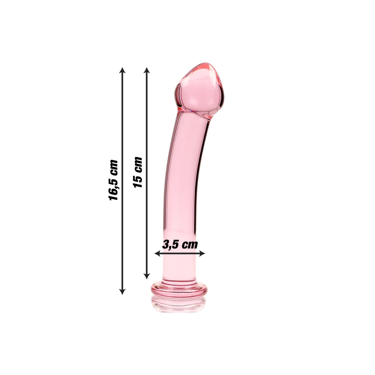 Modell 11 Dildo Borosilikatglas Rosa 16 cm -O- 3 cm von Nebula Series By Ibiza kaufen | Fesselliebe