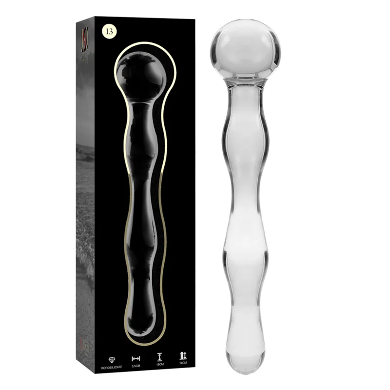 Modell 13 Dildo Borosilikatglas Klar 18 cm -O- 3.5 cm von Nebula Series By Ibiza kaufen | Fesselliebe