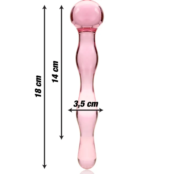 Modell 13 Dildo Borosilikatglas Rosa 18 cm -O- 3.5 cm von Nebula Series By Ibiza kaufen | Fesselliebe