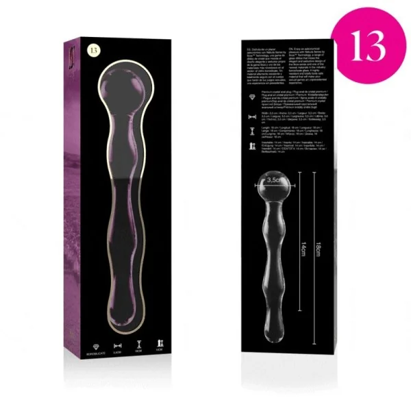 Modell 13 Dildo Borosilikatglas Rosa 18 cm -O- 3.5 cm von Nebula Series By Ibiza kaufen | Fesselliebe
