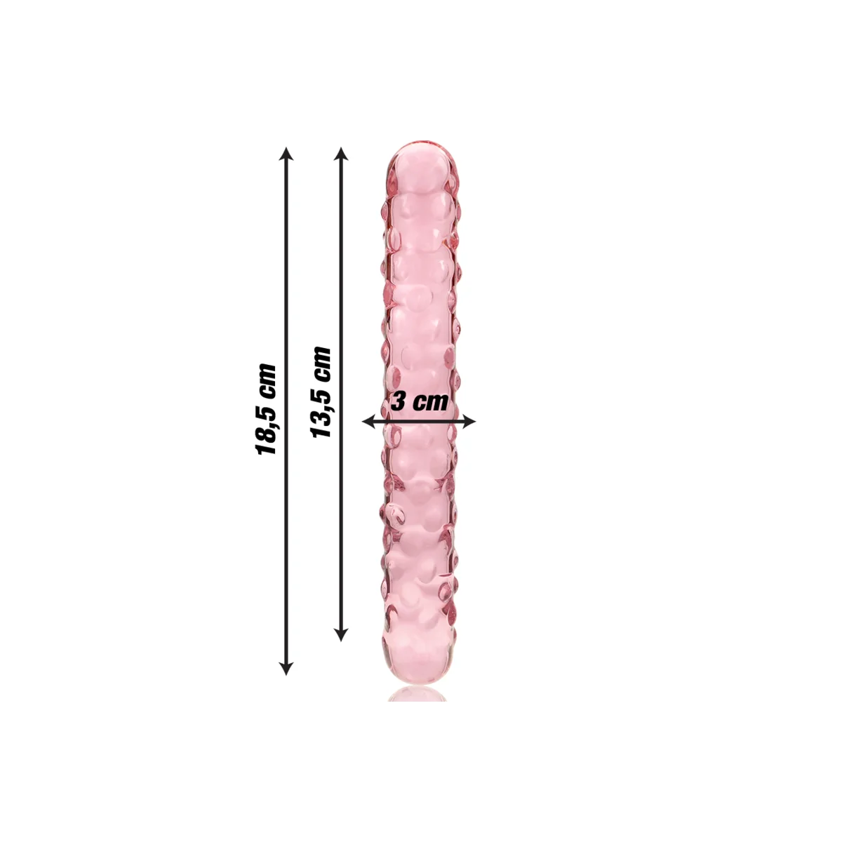 Modell 15 Dildo Borosilikatglas Rosa 18.5 cm -O- 3 cm von Nebula Series By Ibiza kaufen | Fesselliebe