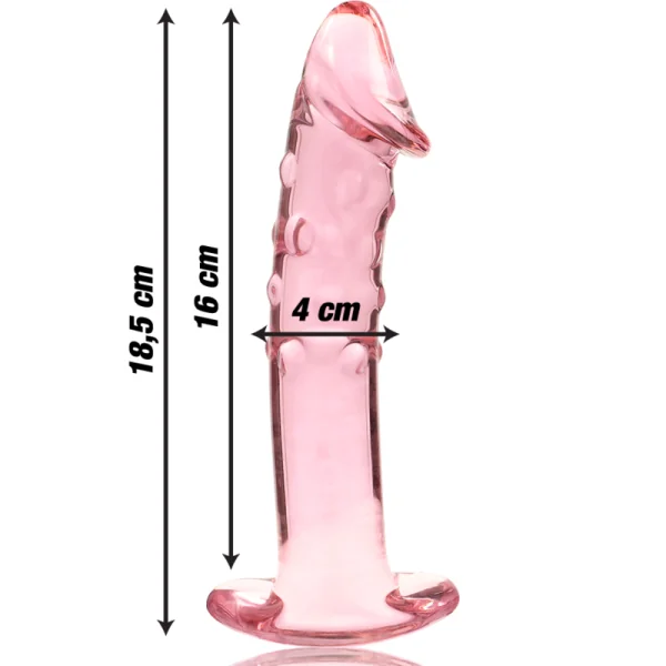 Modell 19 Dildo Borosilikatglas Rosa 18.5 cm -O- 4 cm von Nebula Series By Ibiza kaufen | Fesselliebe