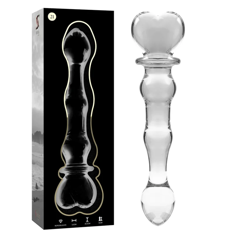 Modell 21 Dildo Borosilikatglas Klar 20.5 cm -O- 3.5 cm von Nebula Series By Ibiza kaufen | Fesselliebe