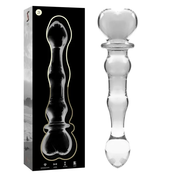 Modell 21 Dildo Borosilikatglas Klar 20.5 cm -O- 3.5 cm von Nebula Series By Ibiza kaufen | Fesselliebe