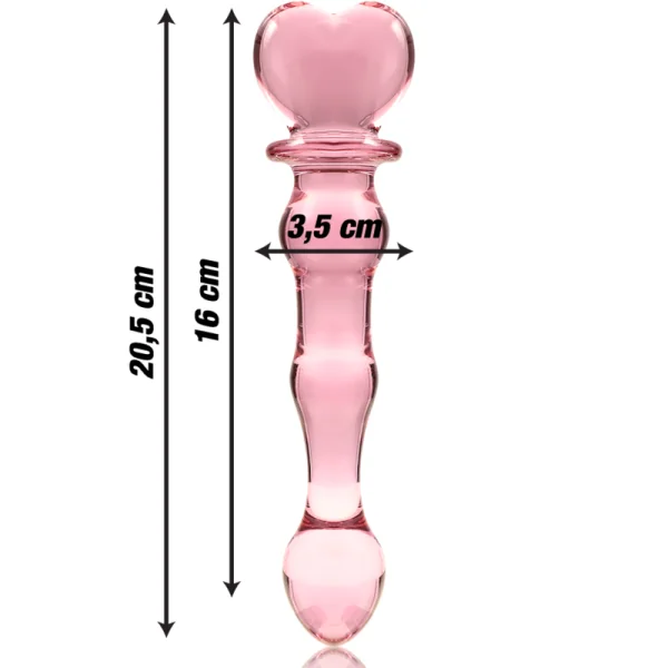 Modell 21 Dildo Borosilikatglas Rosa 20.5 cm -O- 3.5 cm von Nebula Series By Ibiza kaufen | Fesselliebe