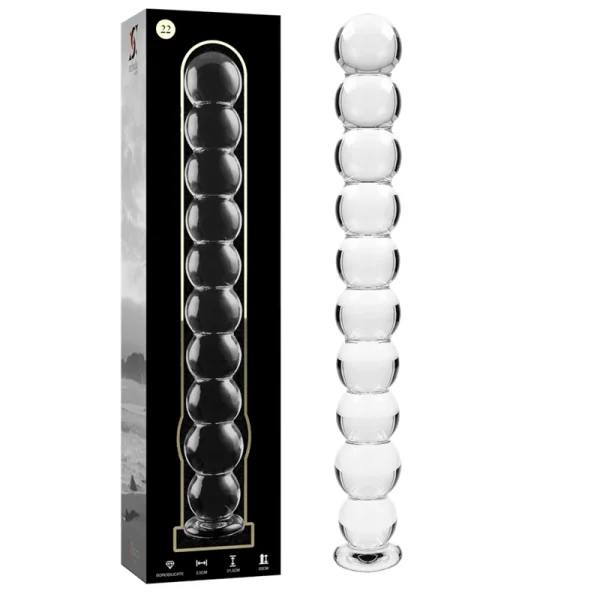Modell 22 Dildo Borosilikatglas Klar 21.5 cm -O- 2.5 cm von Nebula Series By Ibiza kaufen | Fesselliebe