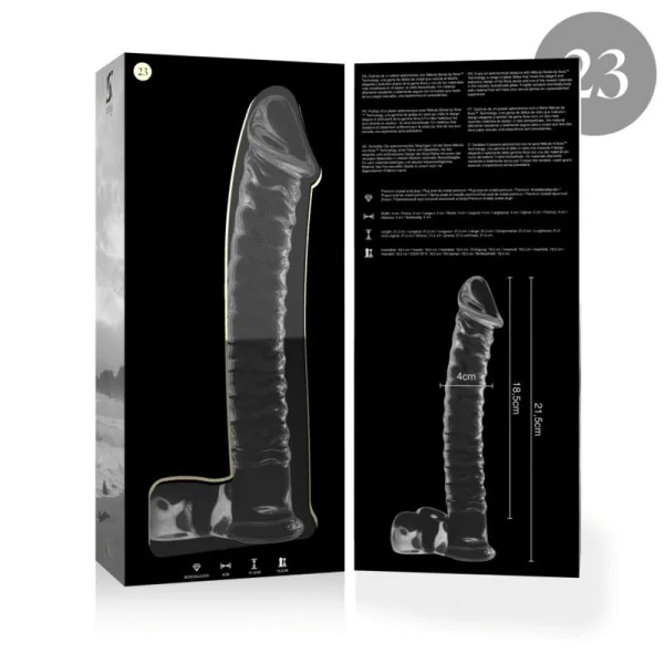Modell 23 Dildo Borosilikatglas Klar 21.5 cm -O- 4 cm von Nebula Series By Ibiza kaufen | Fesselliebe