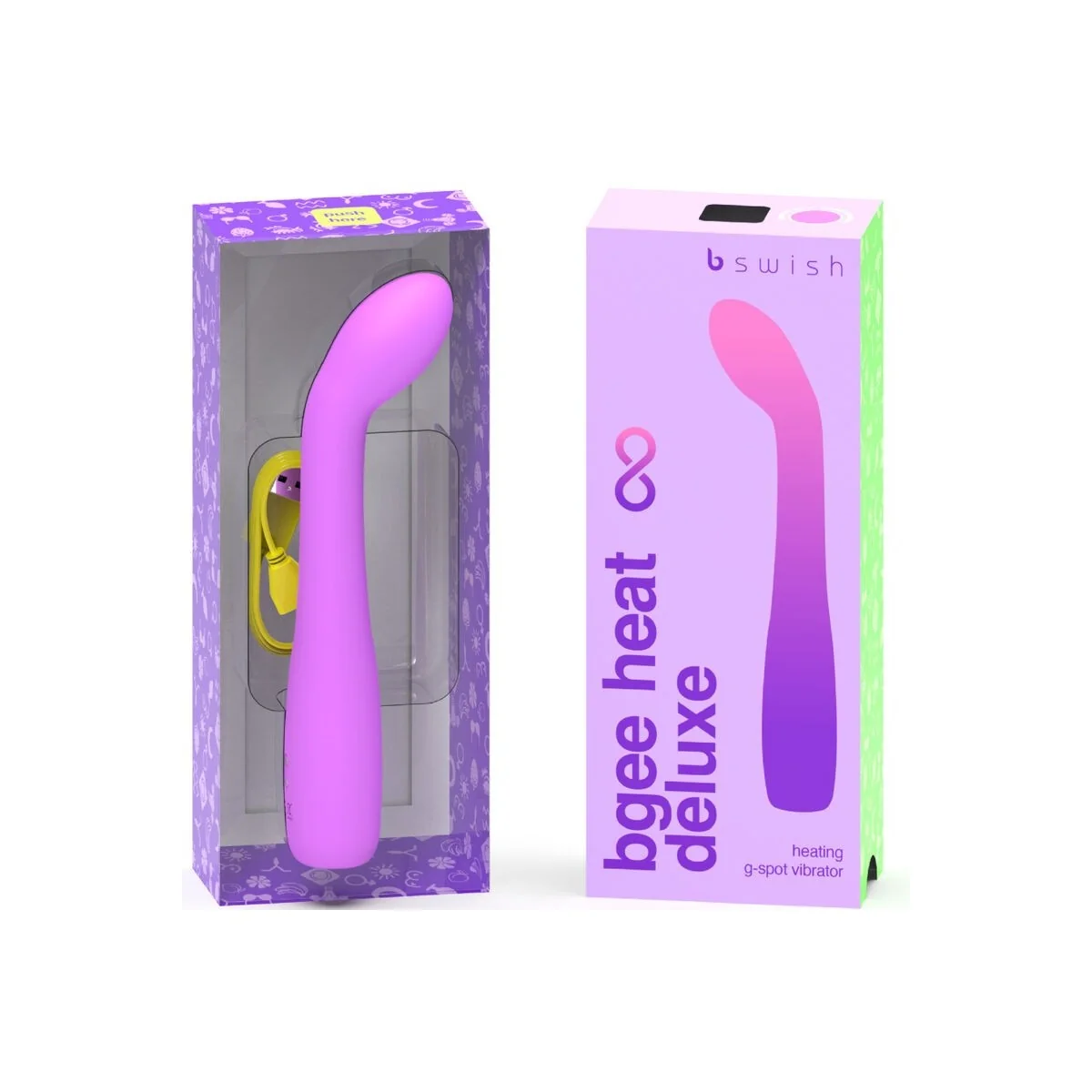 Bgee Heat Infinite Deluxe wiederaufladbarer Vibrator Lavendel Silikon von B Swish kaufen | Fesselliebe