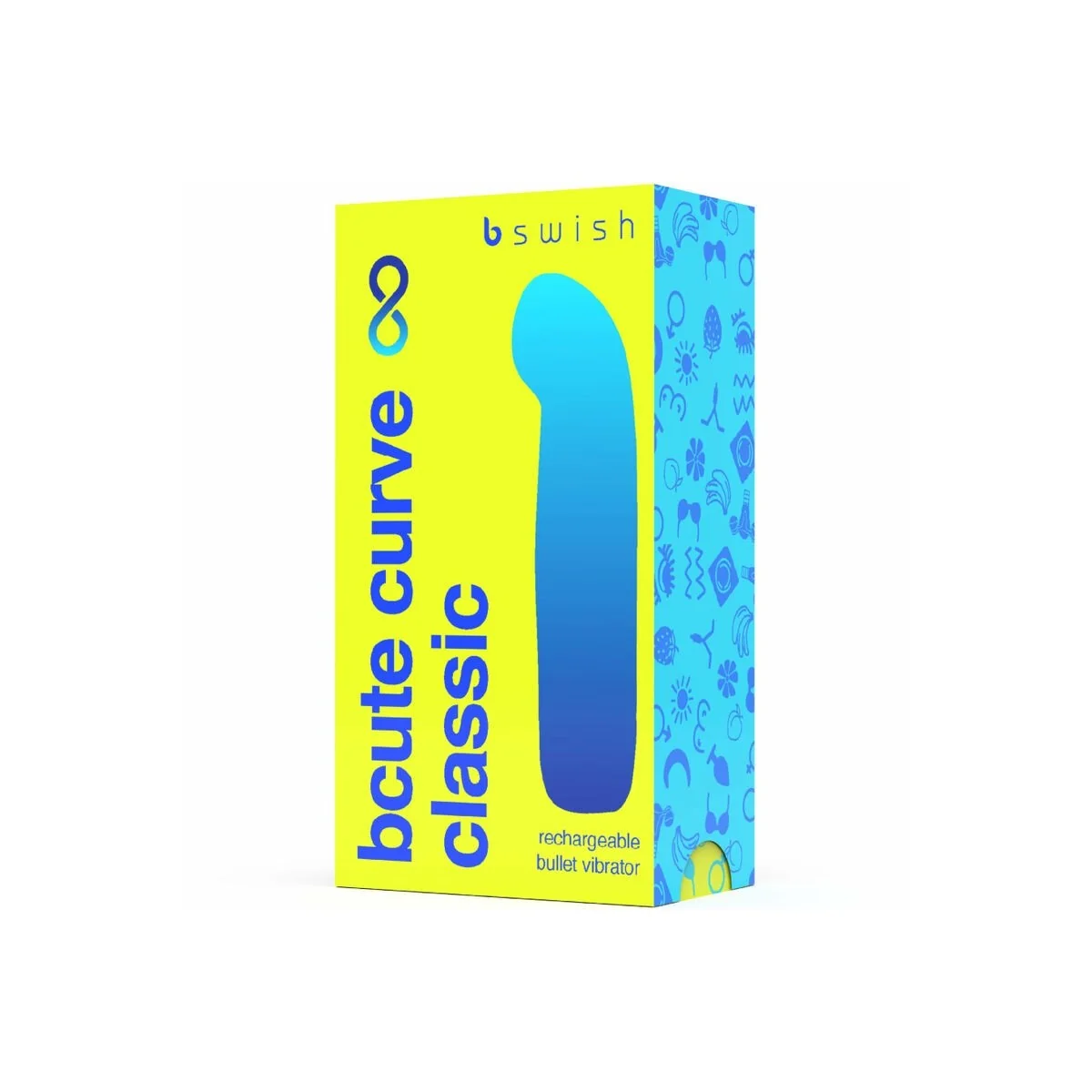 Bcute Curve Infinite Klassischer wiederaufladbarer Silikonvibrator Gelb von B Swish kaufen | Fesselliebe