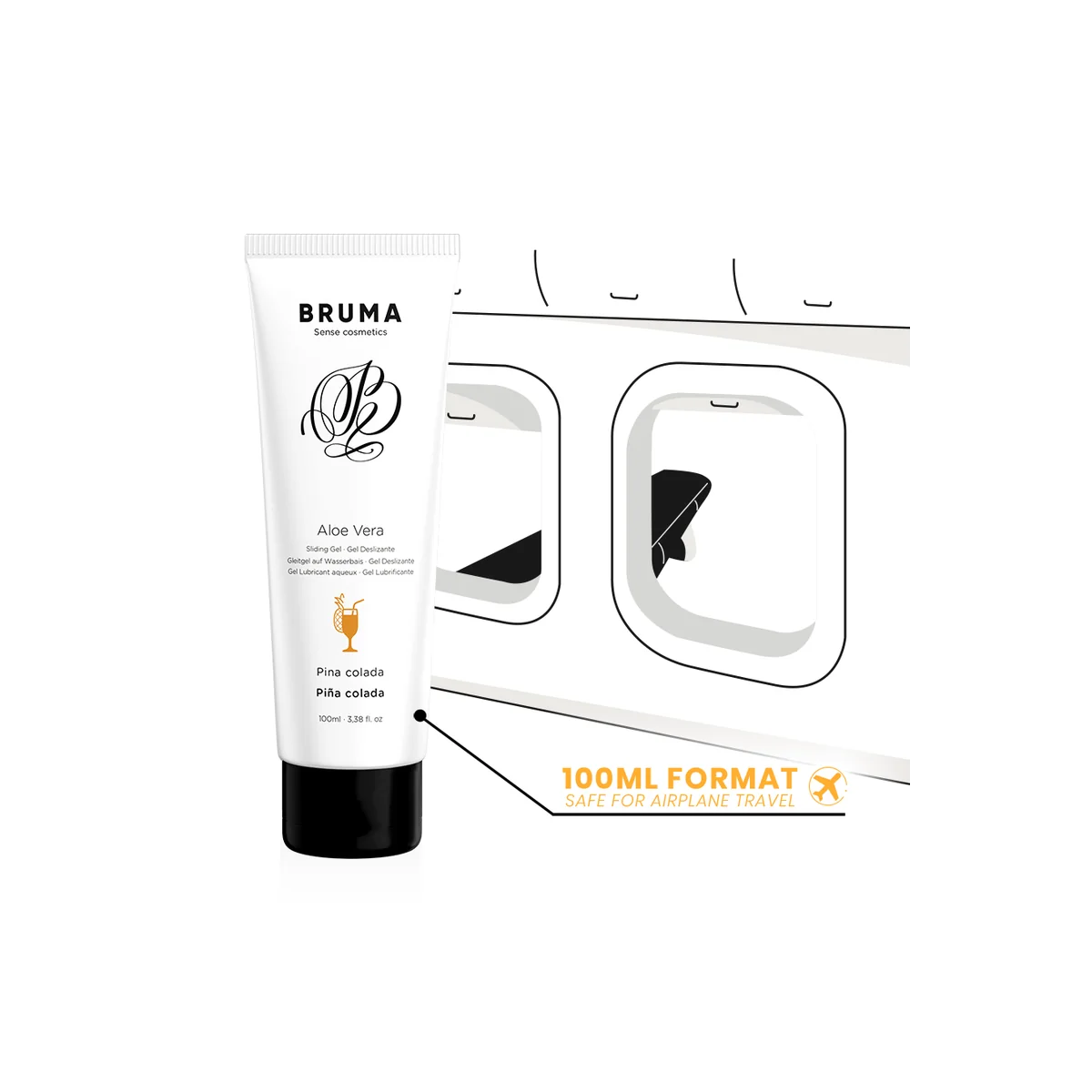 Aloe Vera Gleitgel Pina Colada Geschmack 100 ml von Bruma kaufen | Fesselliebe