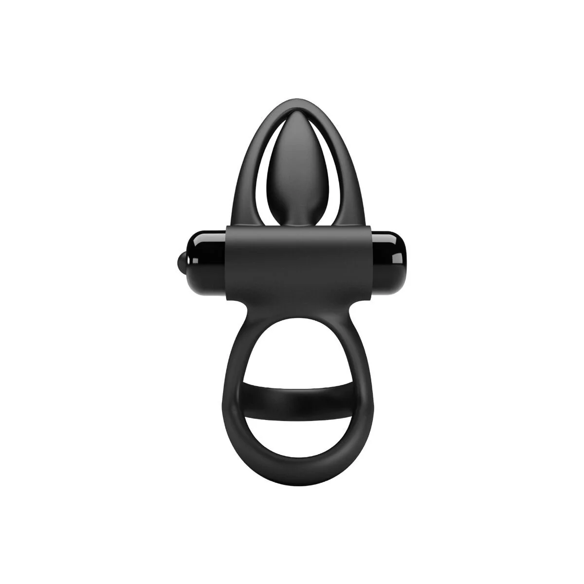 Vibrationsring 10 Vibrationen Schwarzes Silikon von Pretty Love Male kaufen | Fesselliebe