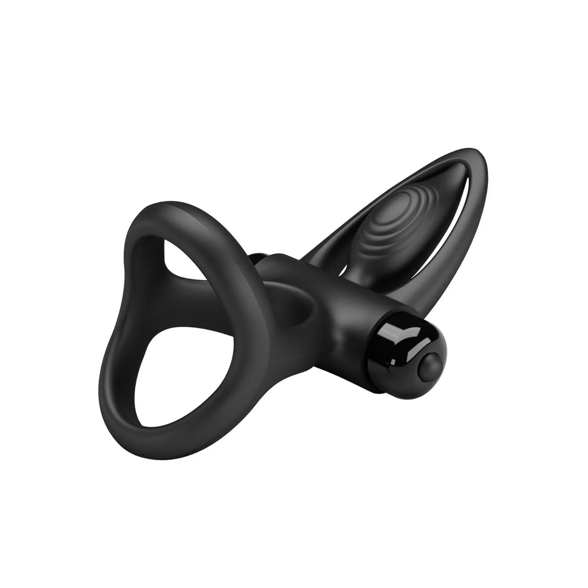 Vibrationsring 10 Vibrationen Schwarzes Silikon von Pretty Love Male kaufen | Fesselliebe